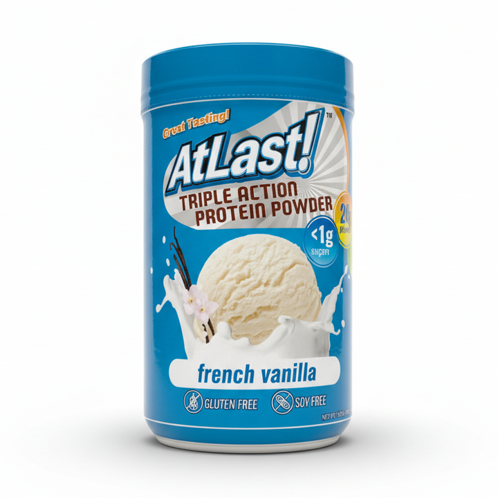 AtLast! Triple Action Protein Powder — French Vanilla
