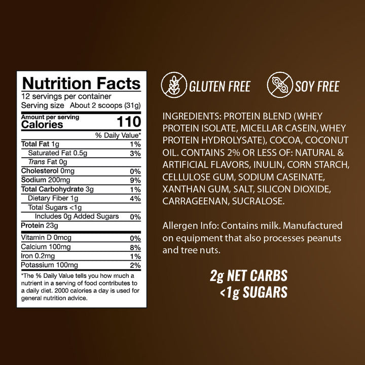 AtLast! Triple Action Protein Powder — Chocolate Brownie