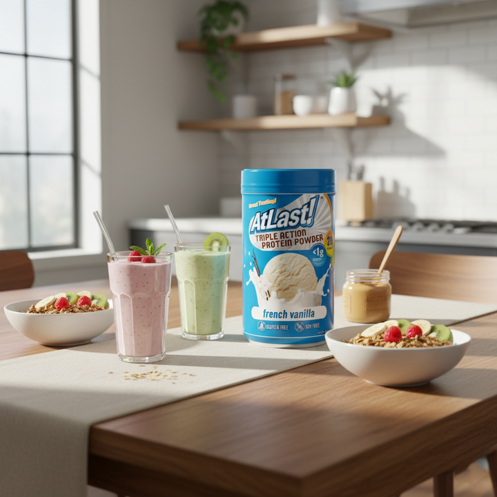 AtLast! Triple Action Protein Powder — French Vanilla