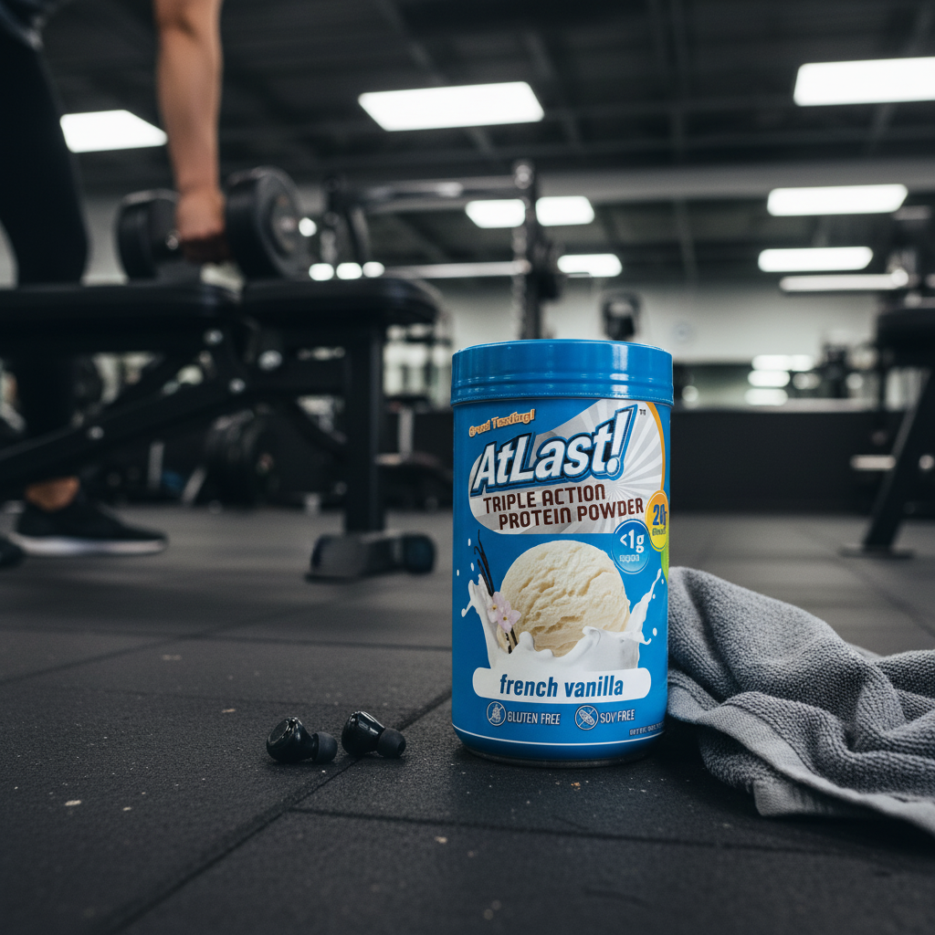 AtLast! Triple Action Protein Powder — French Vanilla