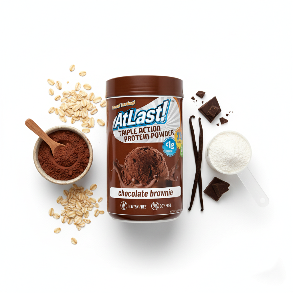 AtLast! Triple Action Protein Powder — Chocolate Brownie