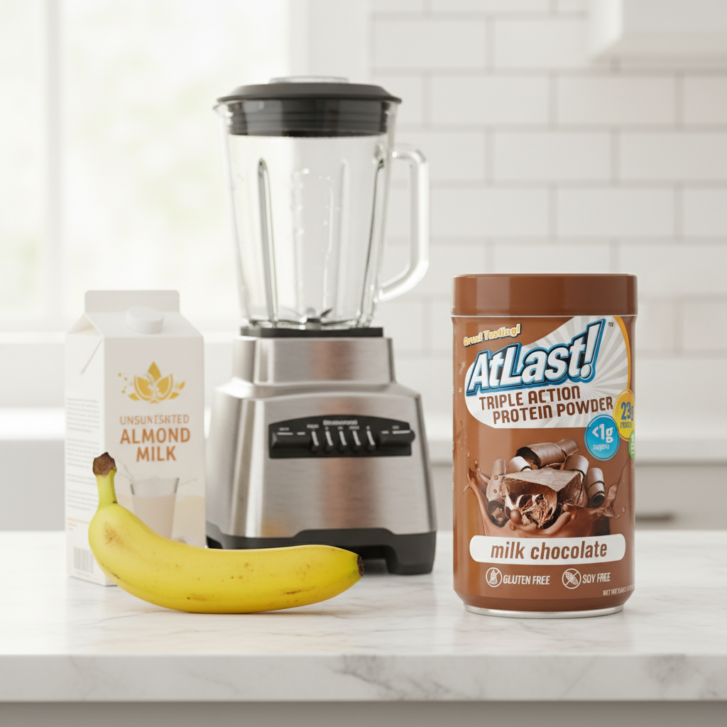 AtLast! Triple Action Protein Powder — Milk Chocolate