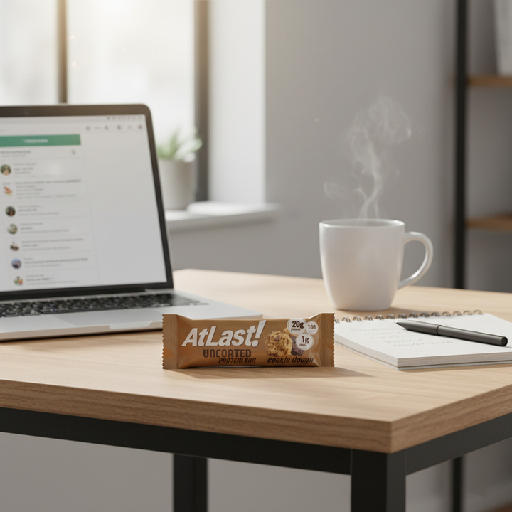 AtLast! Uncoated Protein Bar – Cookie Dough
