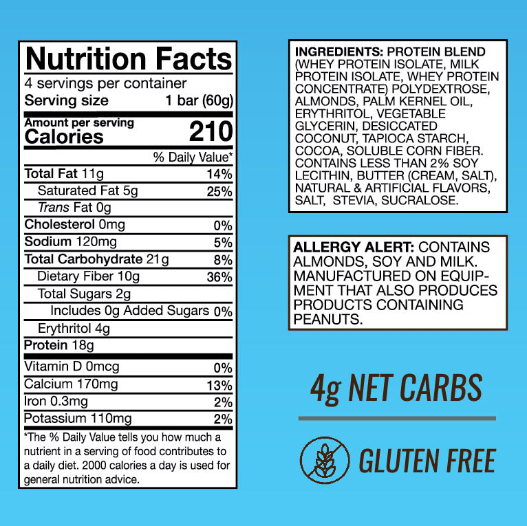 AtLast! Infusion Protein Bar – Coconut Almond