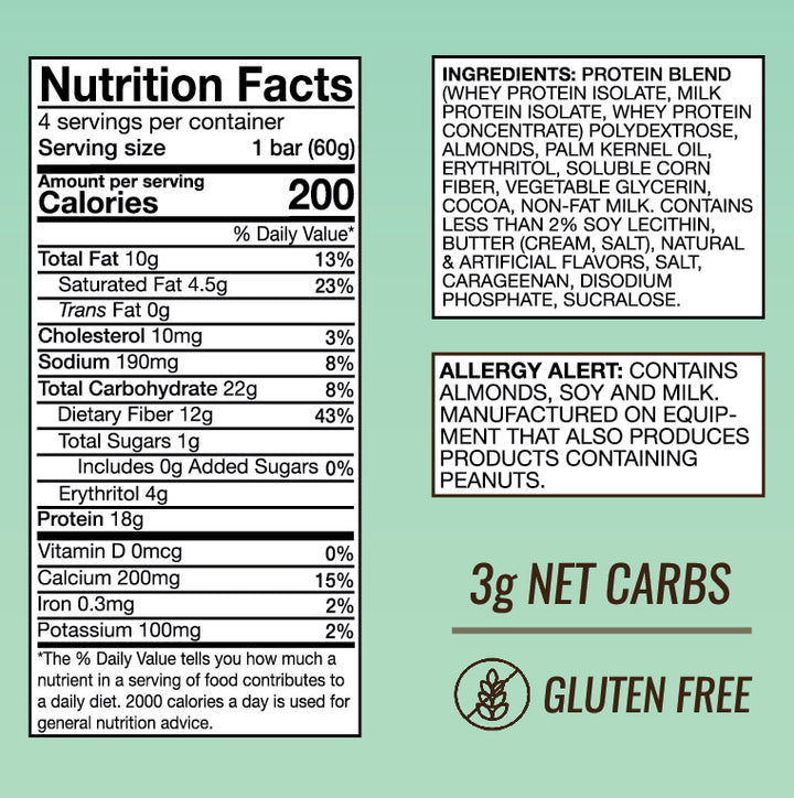 AtLast! Infusion Protein Bar – White Almond