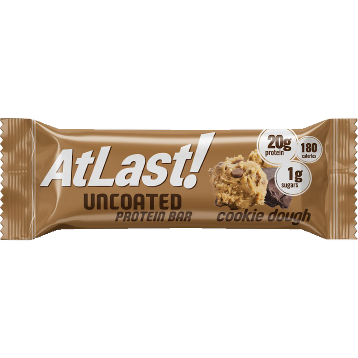 AtLast! Uncoated Protein Bar – Cookie Dough