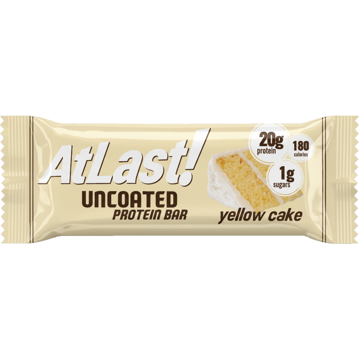 AtLast! Uncoated Protein Bar – Yellow Cake